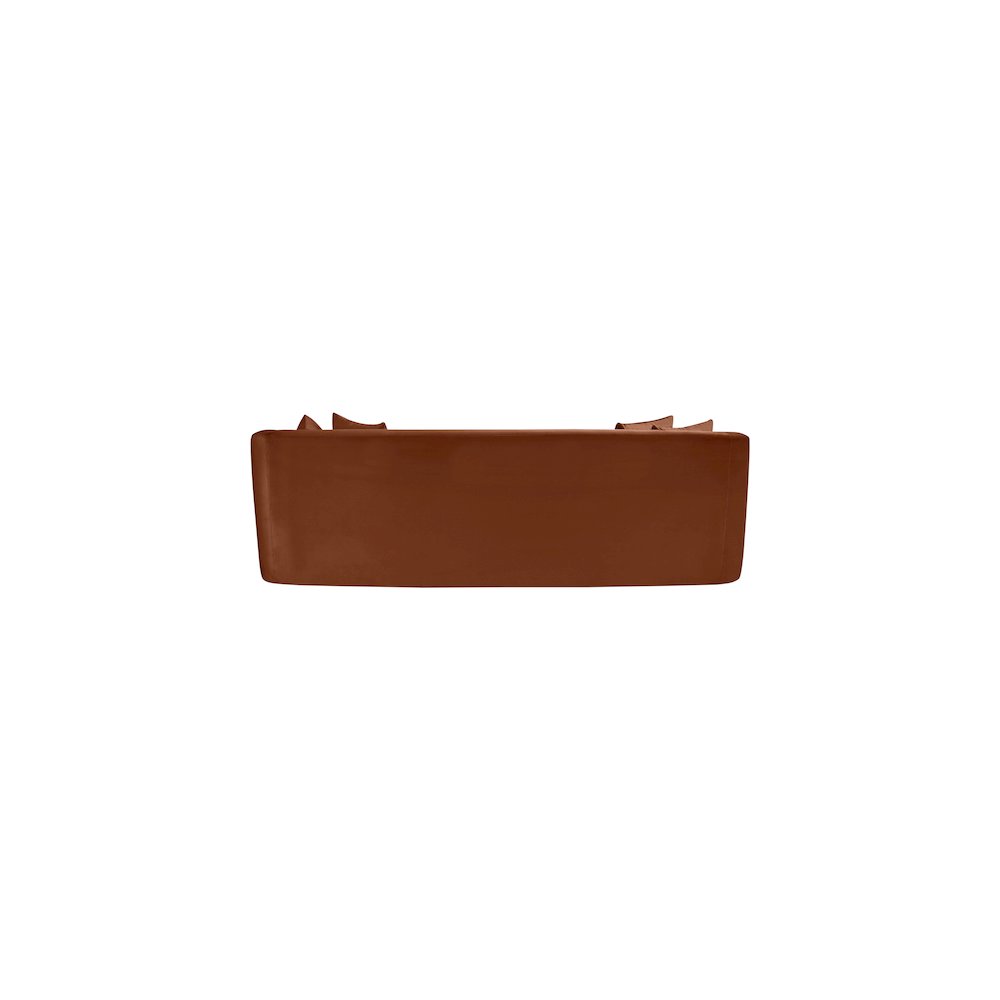 Alder Cognac Velvet Sofa