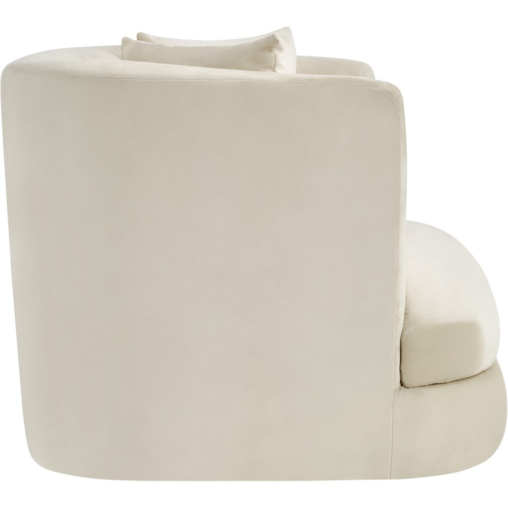Alder Cream Velvet Chair