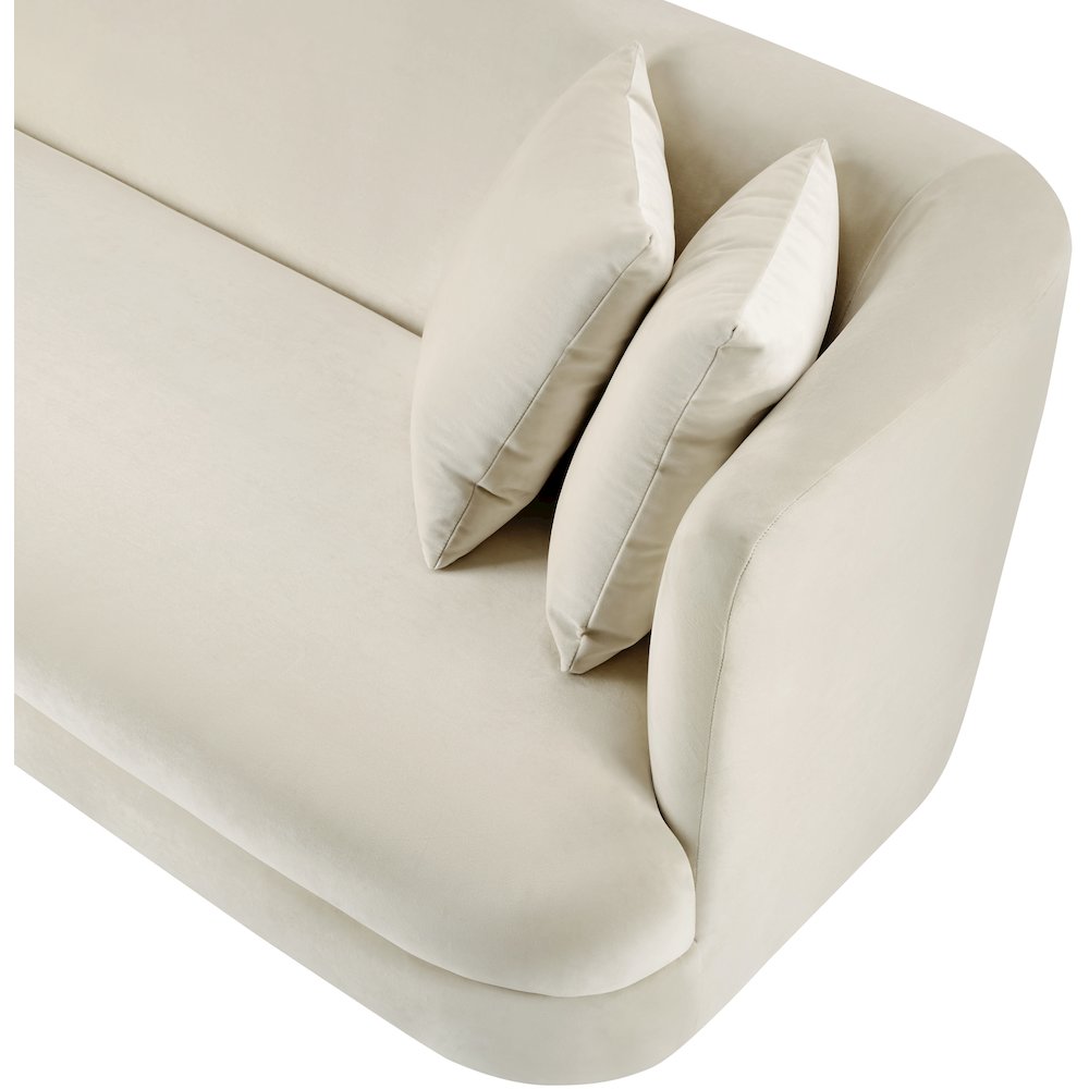 Alder Cream Velvet Loveseat