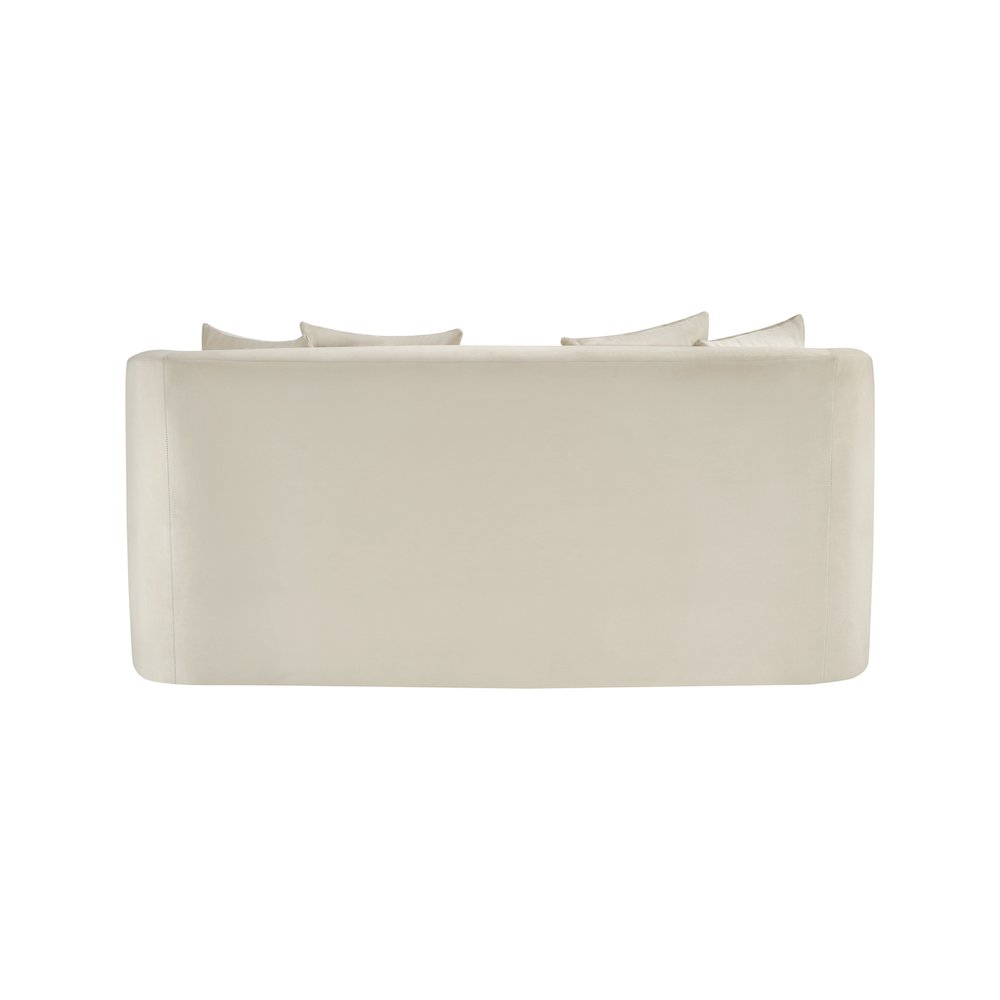 Alder Cream Velvet Loveseat