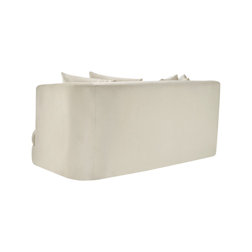 Alder Cream Velvet Loveseat