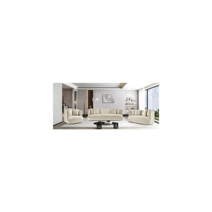 Alder Cream Velvet Loveseat