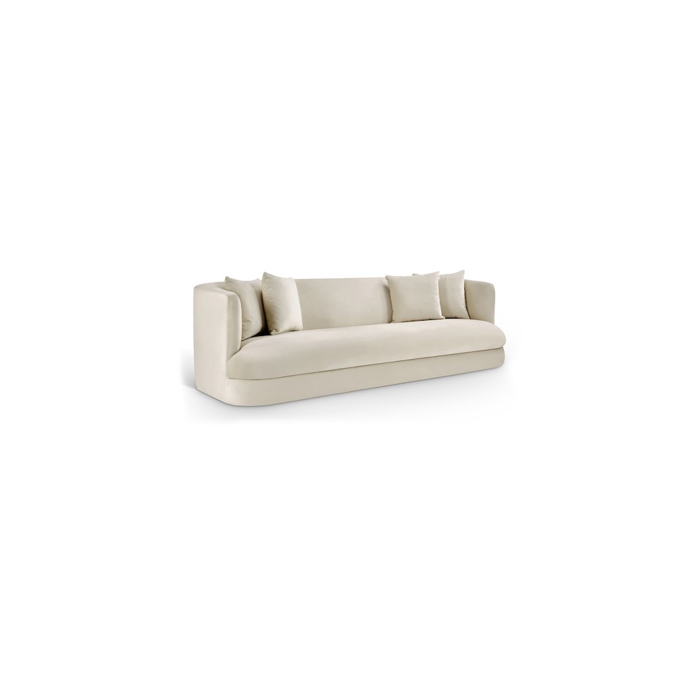Alder Cream Velvet Sofa