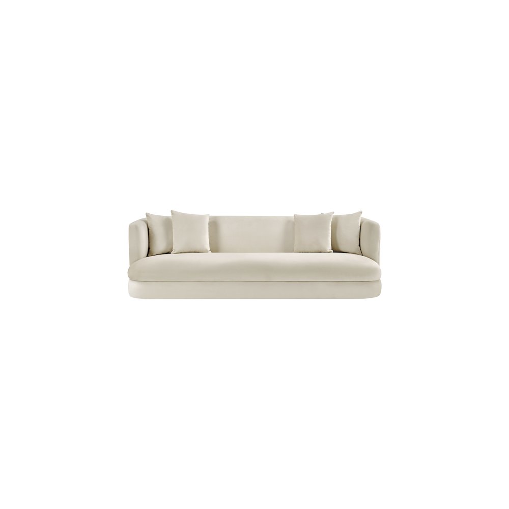 Alder Cream Velvet Sofa