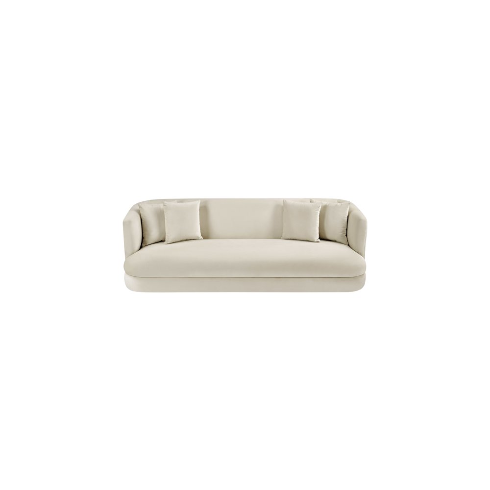 Alder Cream Velvet Sofa