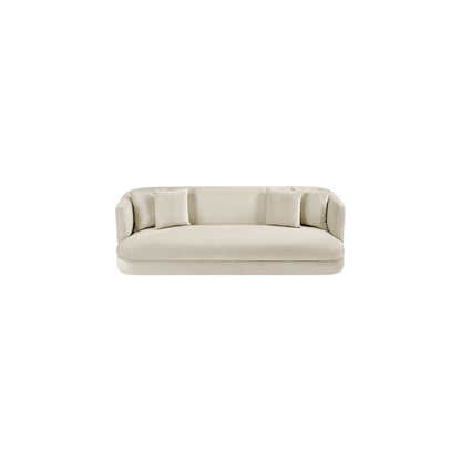 Alder Cream Velvet Sofa