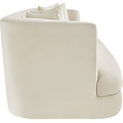 Alder Cream Velvet Sofa