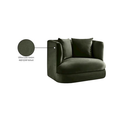 Alder Green Velvet Chair