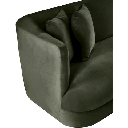 Alder Green Velvet Chair