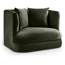 Alder Green Velvet Chair