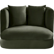 Alder Green Velvet Chair