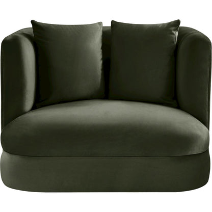 Alder Green Velvet Chair