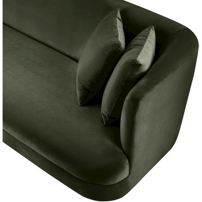 Alder Green Velvet Sofa