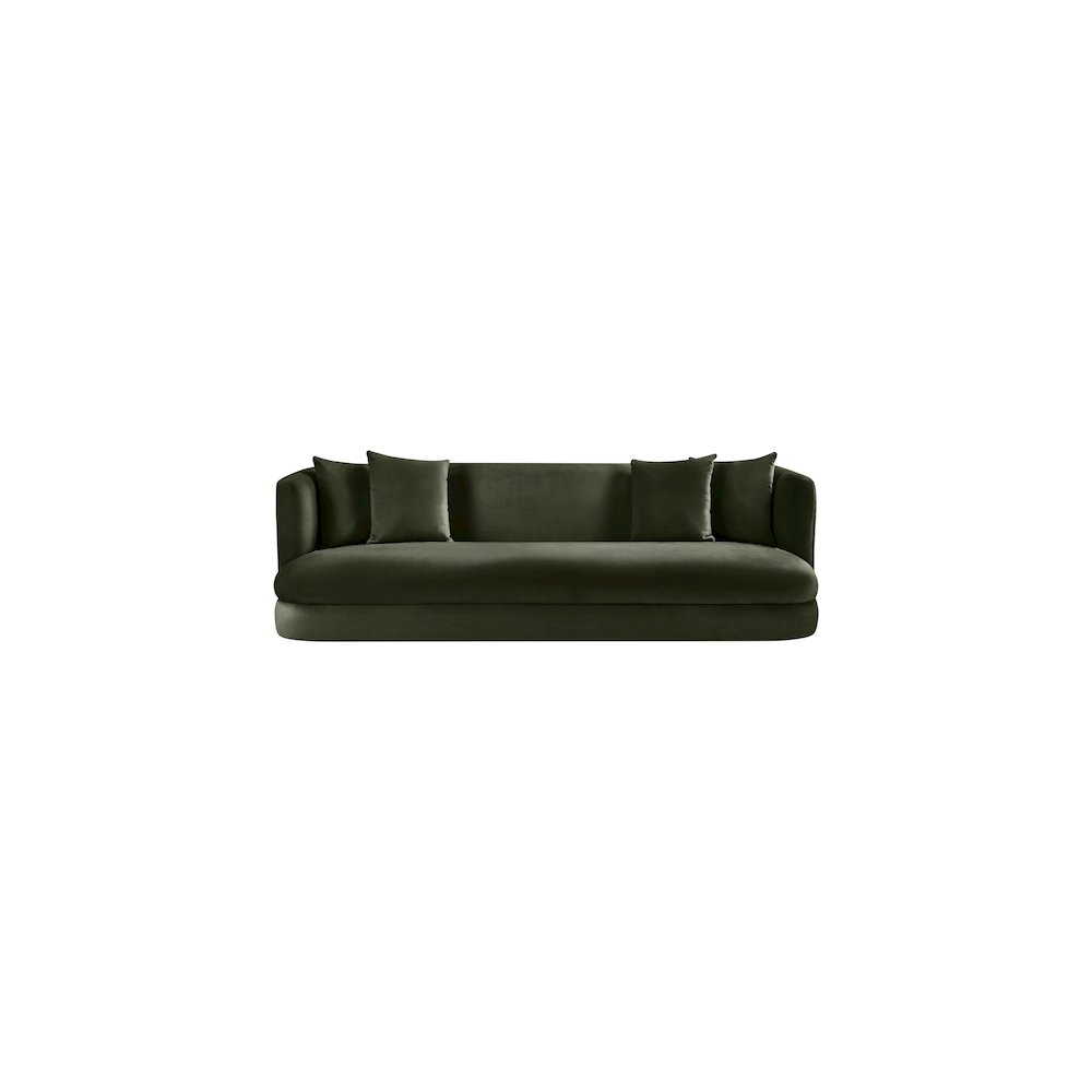 Alder Green Velvet Sofa