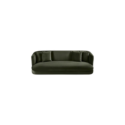 Alder Green Velvet Sofa