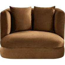 Alder Saddle Velvet Chair