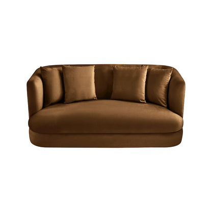 Alder Saddle Velvet Loveseat