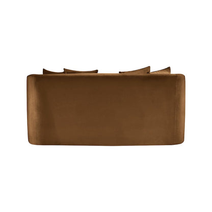 Alder Saddle Velvet Loveseat