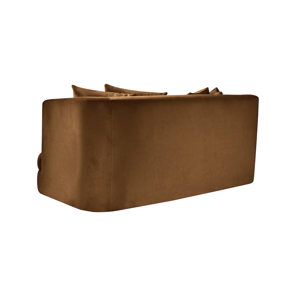 Alder Saddle Velvet Loveseat