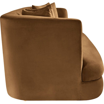 Alder Saddle Velvet Sofa