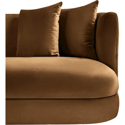 Alder Saddle Velvet Sofa