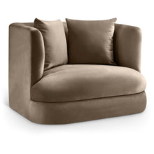 Alder Taupe Velvet Chair