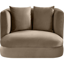 Alder Taupe Velvet Chair