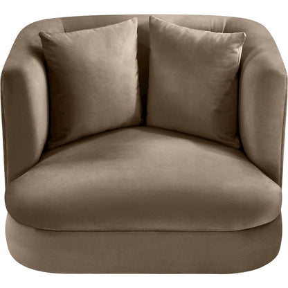 Alder Taupe Velvet Chair