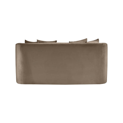 Alder Taupe Velvet Loveseat