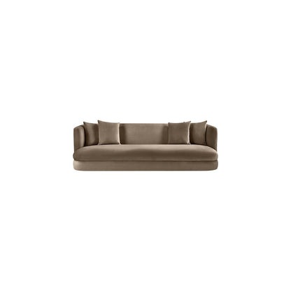 Alder Taupe Velvet Sofa
