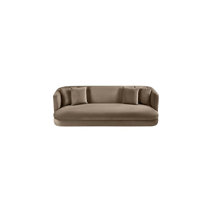 Alder Taupe Velvet Sofa