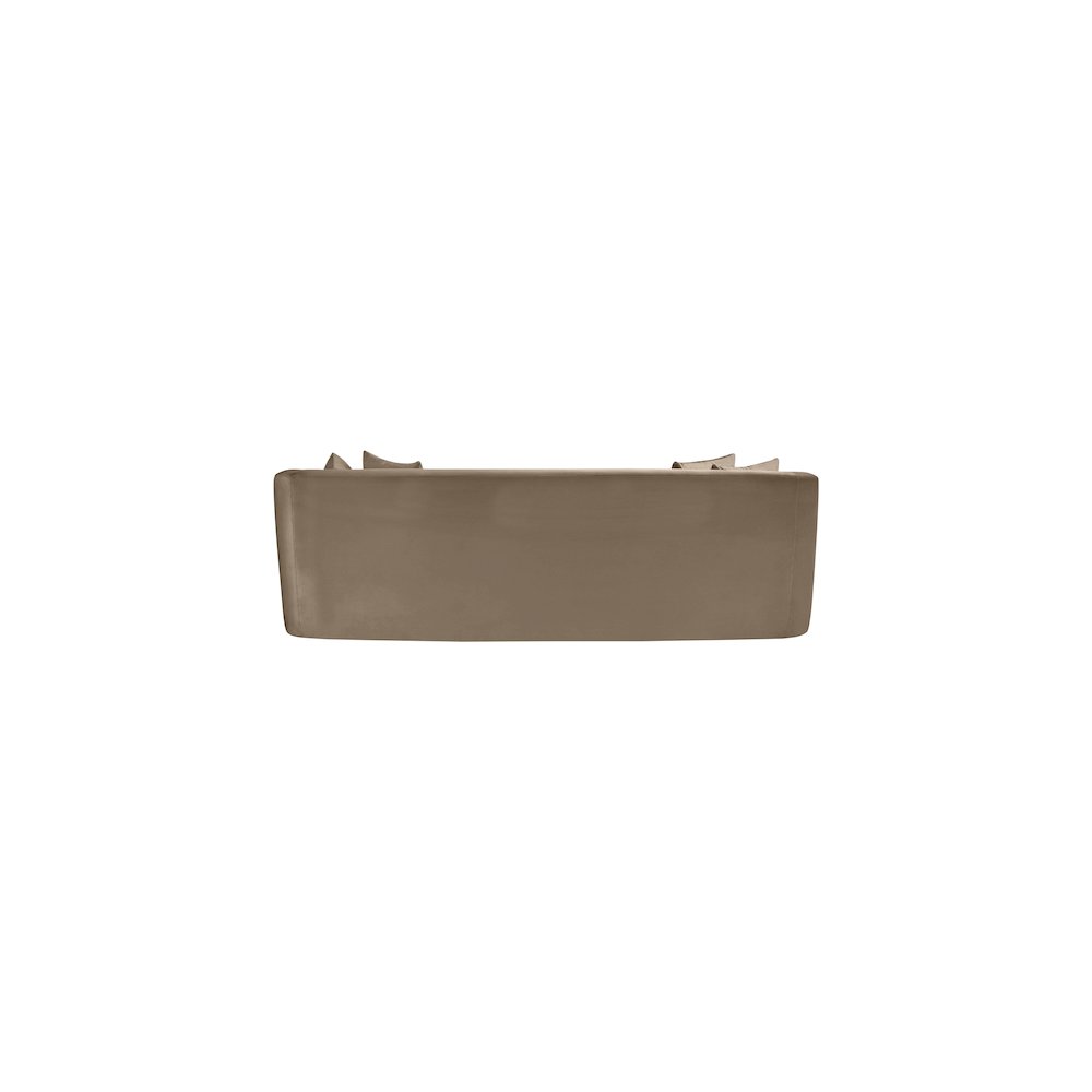 Alder Taupe Velvet Sofa