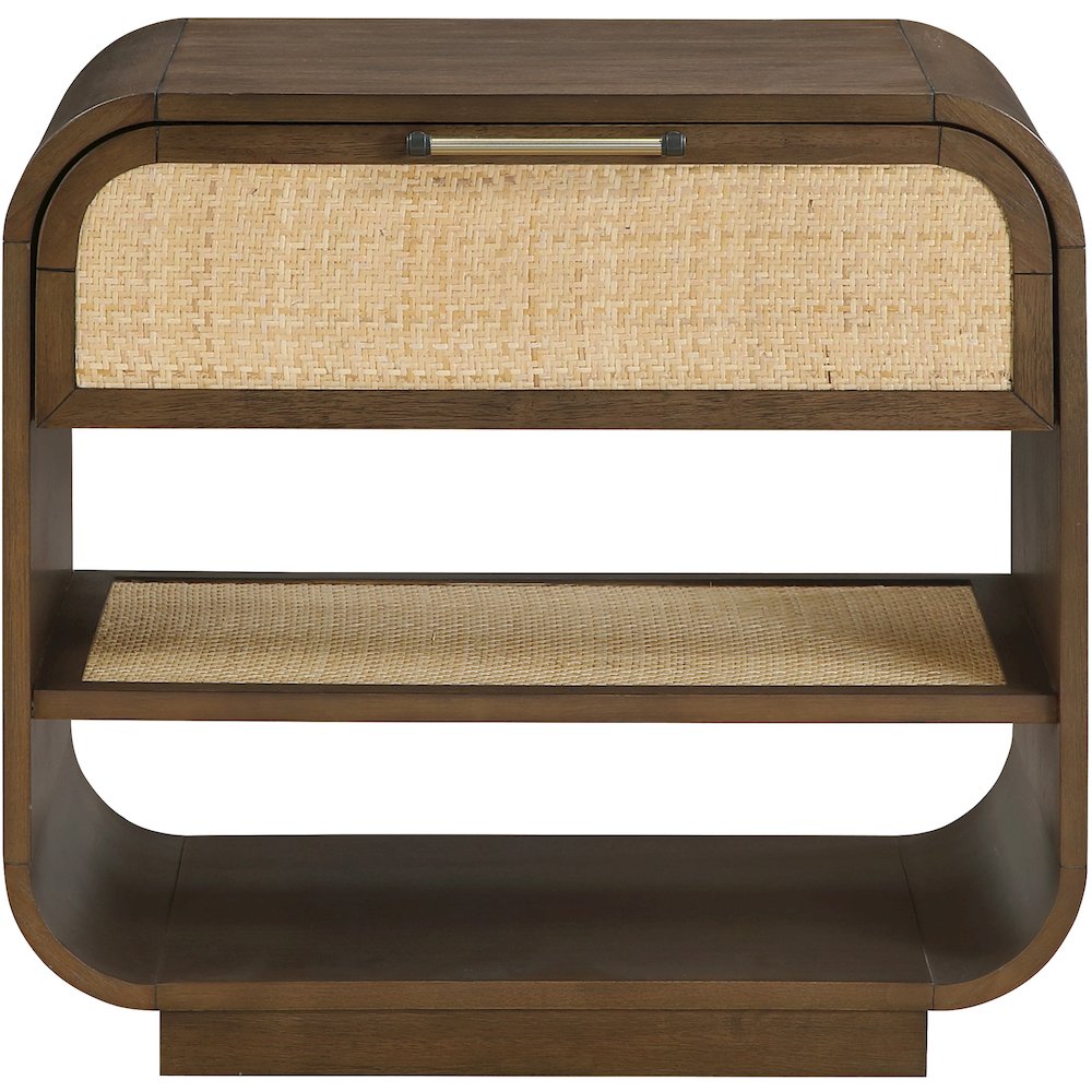 Windsor Brown Solid Wood Nightstand