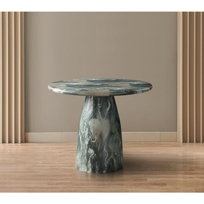 Cosenza Green 36" Marble Finish Concrete Dining Table