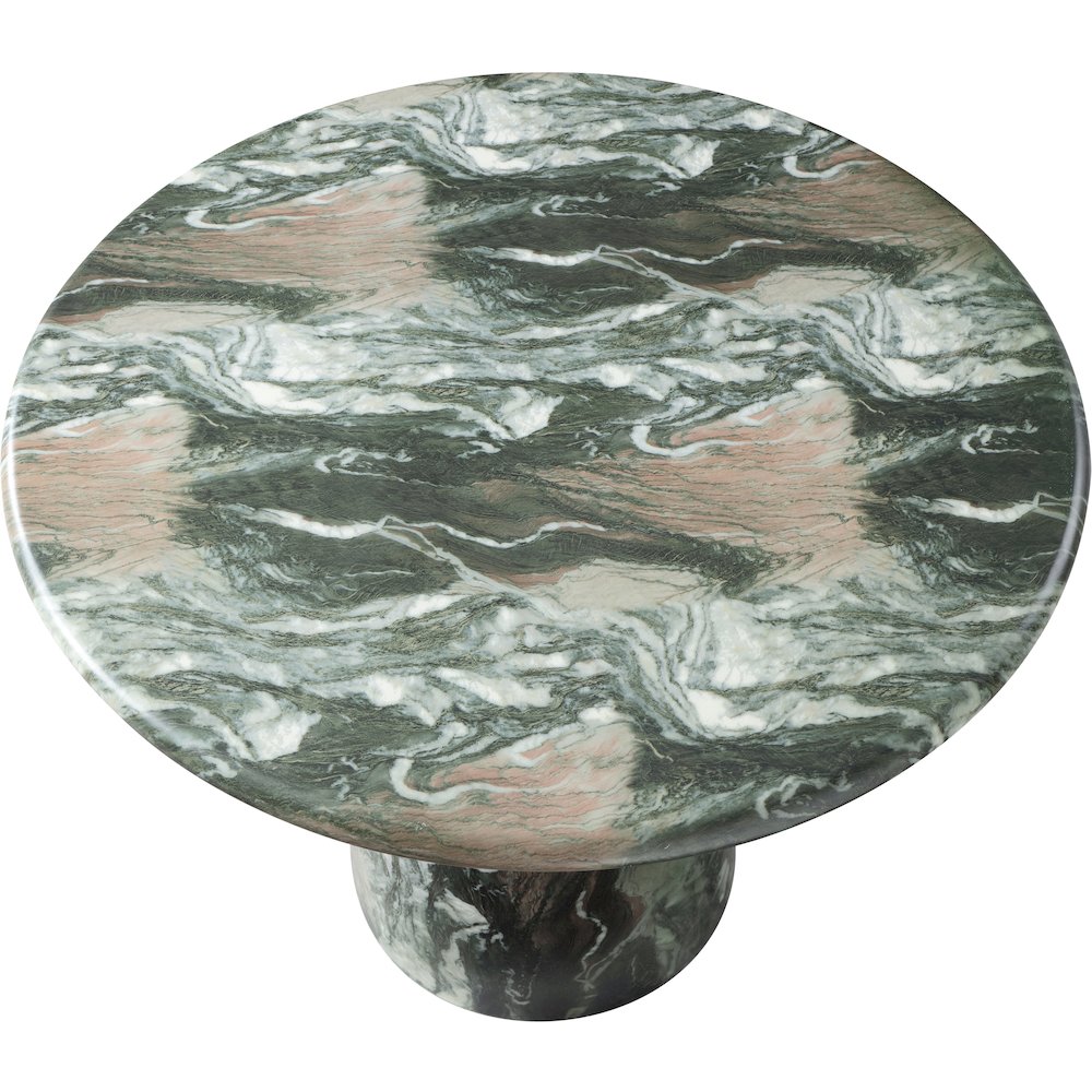 Cosenza Green 36" Marble Finish Concrete Dining Table