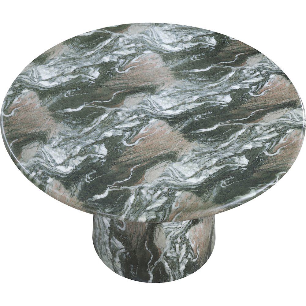 Cosenza Green 48.5" Marble Finish Concrete Dining Table