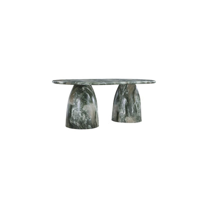 Cosenza Green 78" Marble Finish Concrete Dining Table