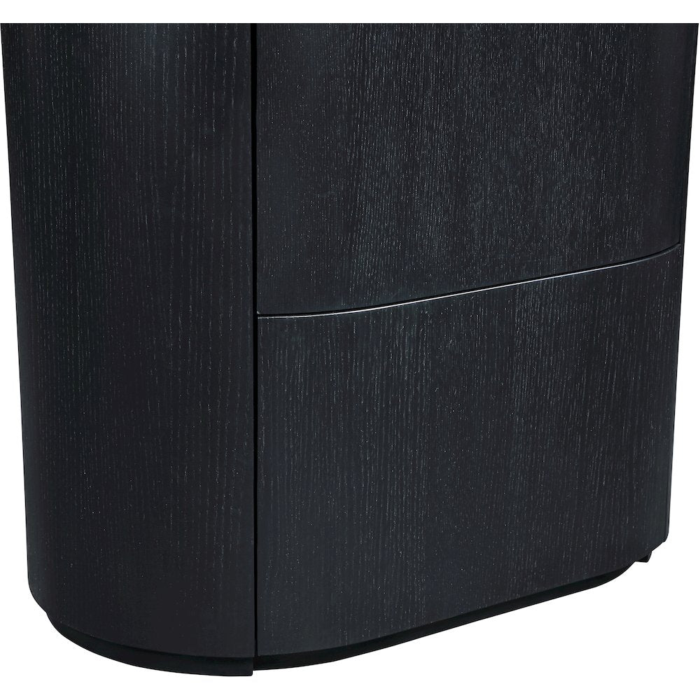 Everett Black Night Stand