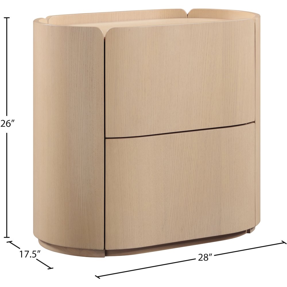 Everett Natural Night Stand