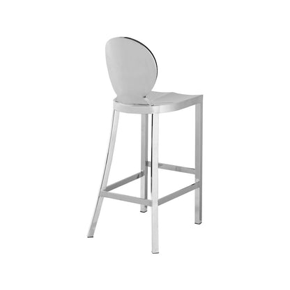 Maddox Chrome Stainless Steel Stool