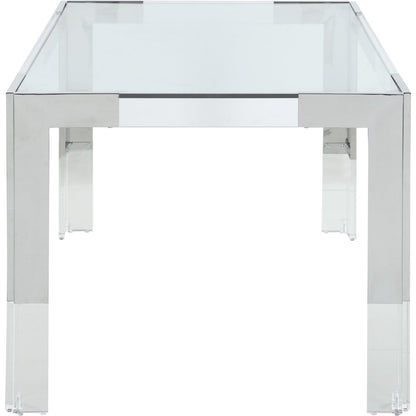 Casper Rich Chrome Dining Table