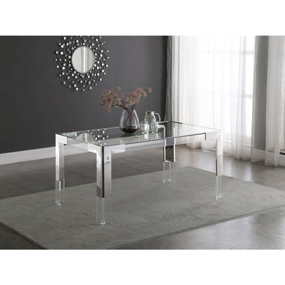 Casper Rich Chrome Dining Table