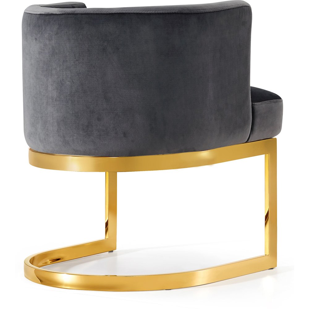 Gianna Grey Velvet Dining Chair