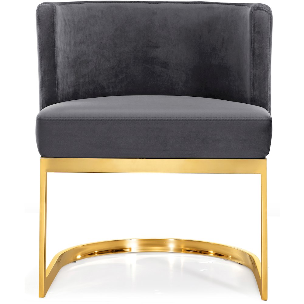 Gianna Grey Velvet Dining Chair