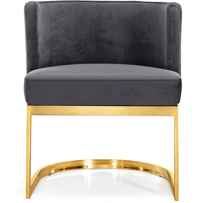 Gianna Grey Velvet Dining Chair