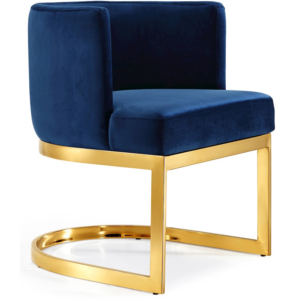 Gianna Navy Velvet Dining Chair
