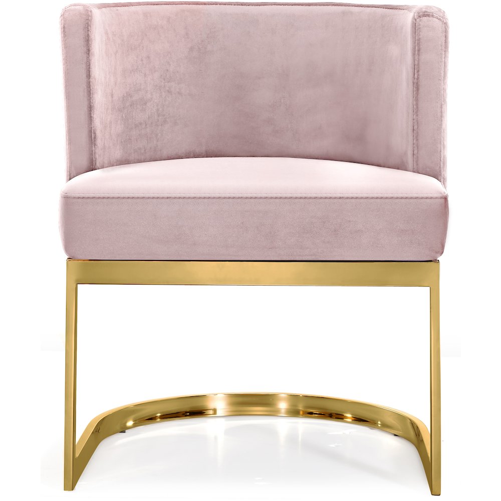 Gianna Pink Velvet Dining Chair