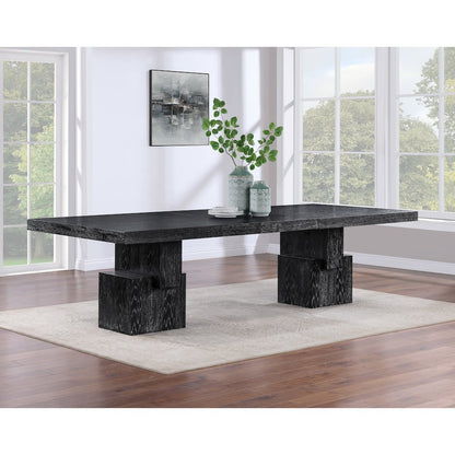 Anzio Black Dining Table
