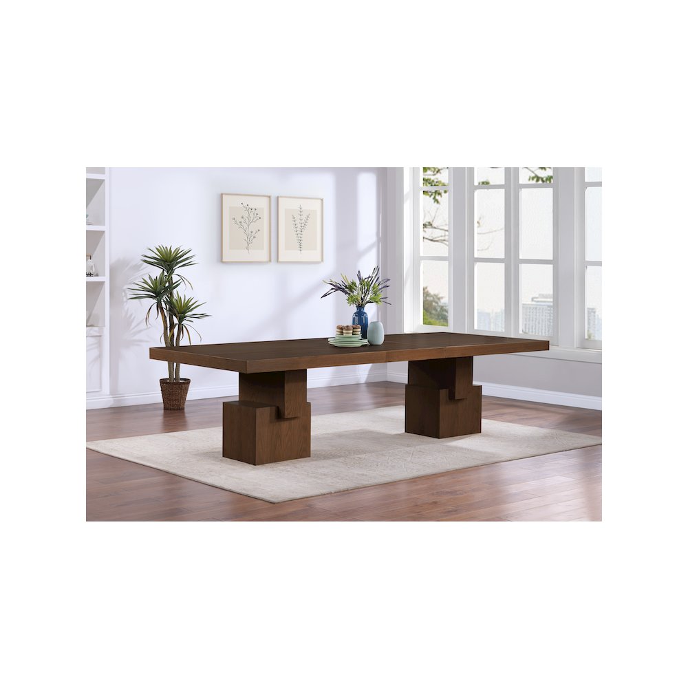 Anzio Brown Dining Table