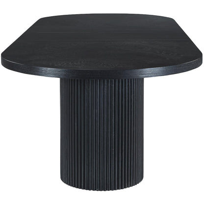 Belinda Black Oak Veneer Dining Table